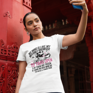 Gildan Unisex Softstyle® T-Shirt G640 My Mind is Like my internet browser