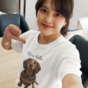 Premium Gildan Softstyle 64000 Life is Better With a Dachshund